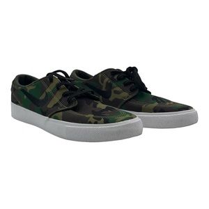 Nike Zoom SB Janoski PRM Mens Size 10 Shoes Canvas Camo Casual Skate Sneakers